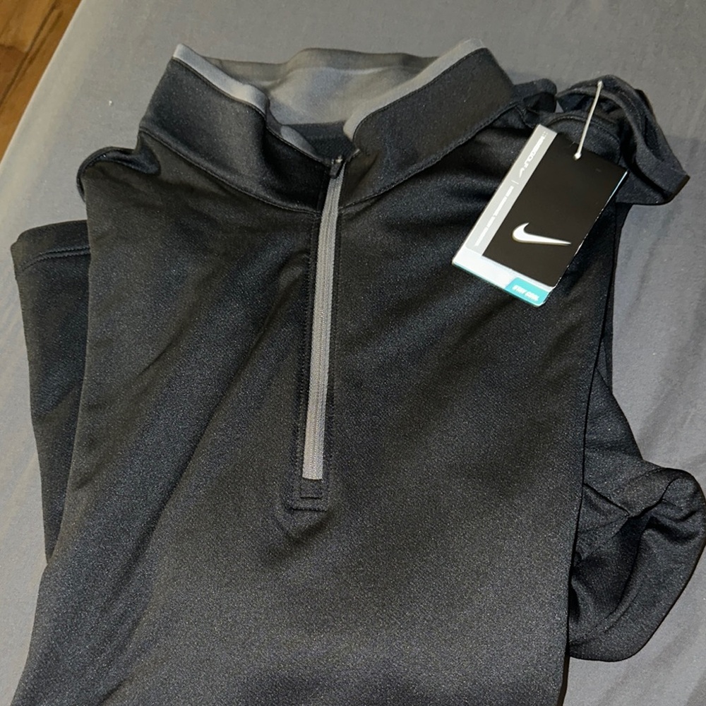 Nike Women's Black Quarter-Zip Pullover